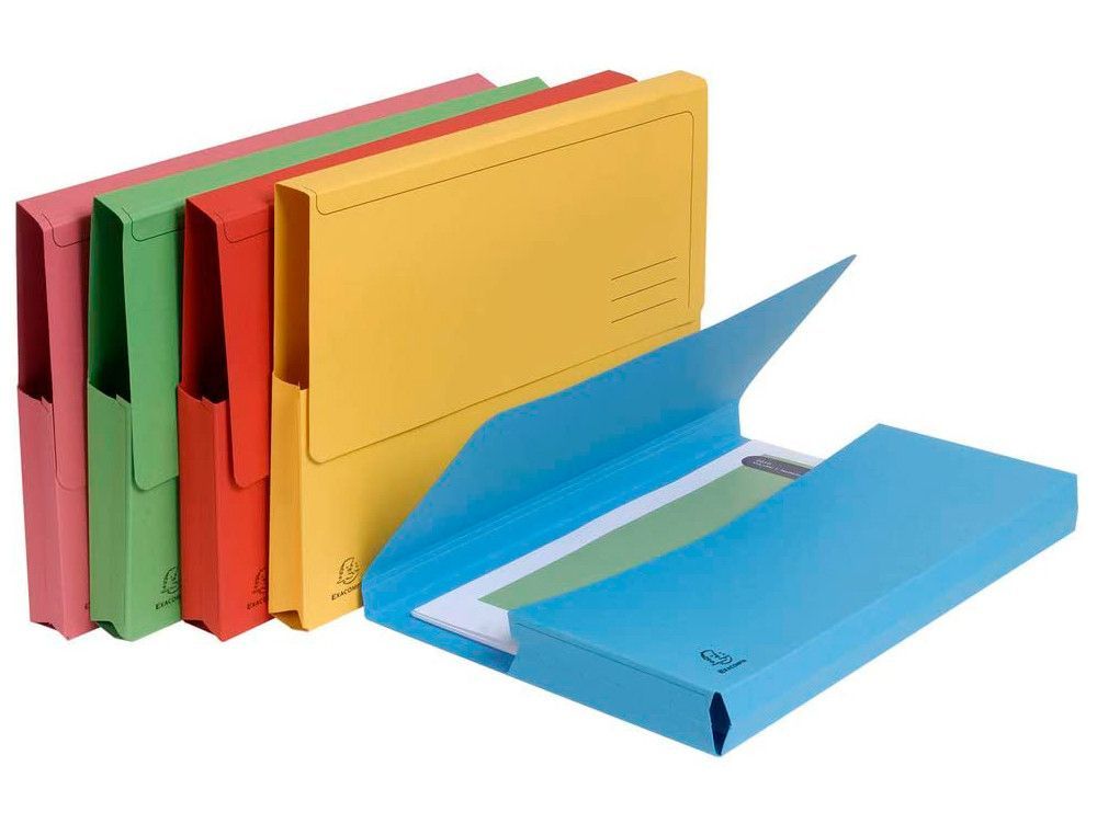 Subcarpeta Cartulina Con Bolsa Exacompta Din A4 Colores Surtidos 290 Gr