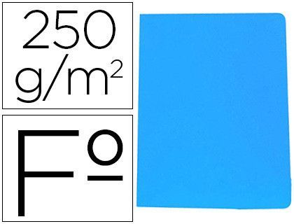 Subcarpeta cartulina gio simple intenso folio azul 250g/m2