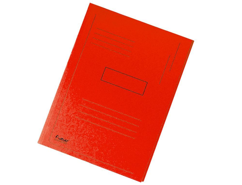 Subcarpeta Cartulina Reciclada Exacompta A4 Roja 280G/M2 Con 2 Solapas Interior