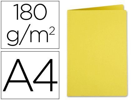 Subcarpeta Liderpapel A4 Amarillo Intenso 185G/M2