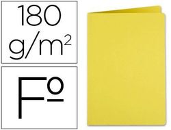 Subcarpeta Liderpapel Folio Amarillo Intenso 185G/M2