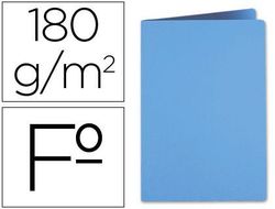Subcarpeta Liderpapel Folio Celeste Intenso 185G/M2