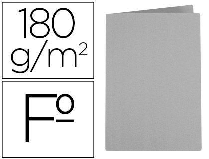 Subcarpeta Liderpapel Folio Gris Intenso 180G/M2