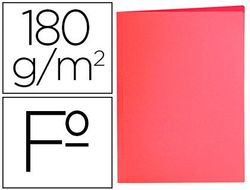 Subcarpeta liderpapel folio rojo pastel 180g/m2