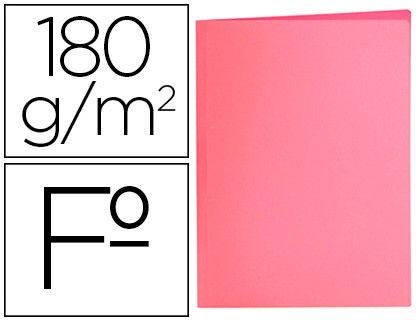 Subcarpeta liderpapel folio rosa pastel 180g/m2