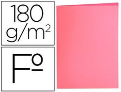 Subcarpeta liderpapel folio rosa pastel 180g/m2