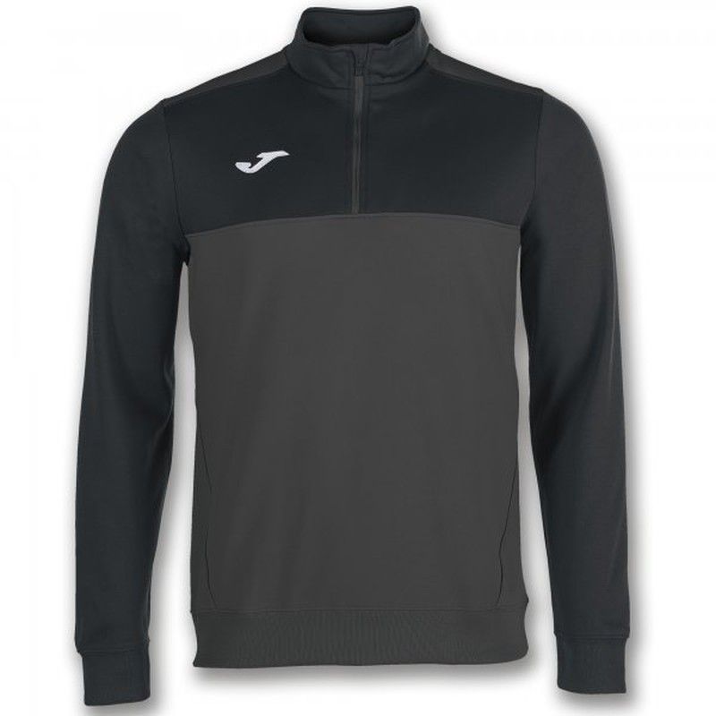 Sudadera 1/2 Cremallera Winner Antrac.-Negro