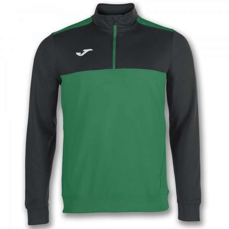 Sudadera 1/2 Cremallera Winner Verde-Negro