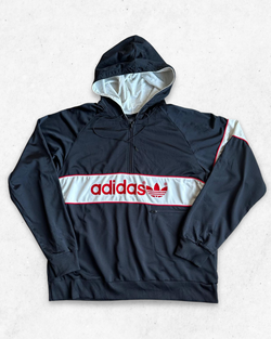 Sudadera Adidas Vintage Hombre Negro XL