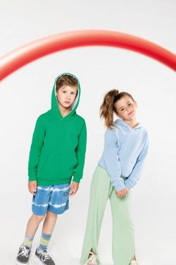 SUDADERA CAPUCHA CONTRASTADA NIÑOS