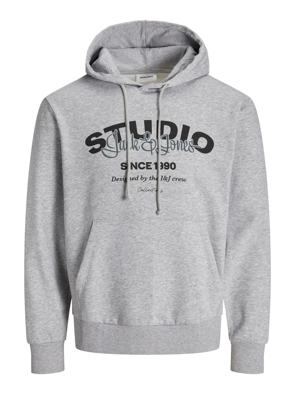 Sudadera con capucha J&J Studio Jack & Jones Light Grey Mela