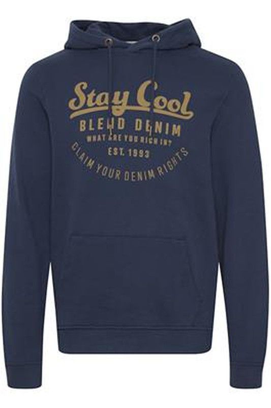 Sudadera con capucha y letras branding Blend Of America Blue