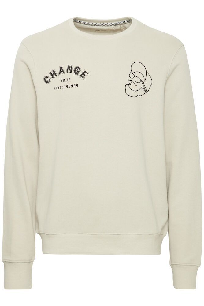 Sudadera de cuello redondo con backprint Change your perspective Blend Of America Petal