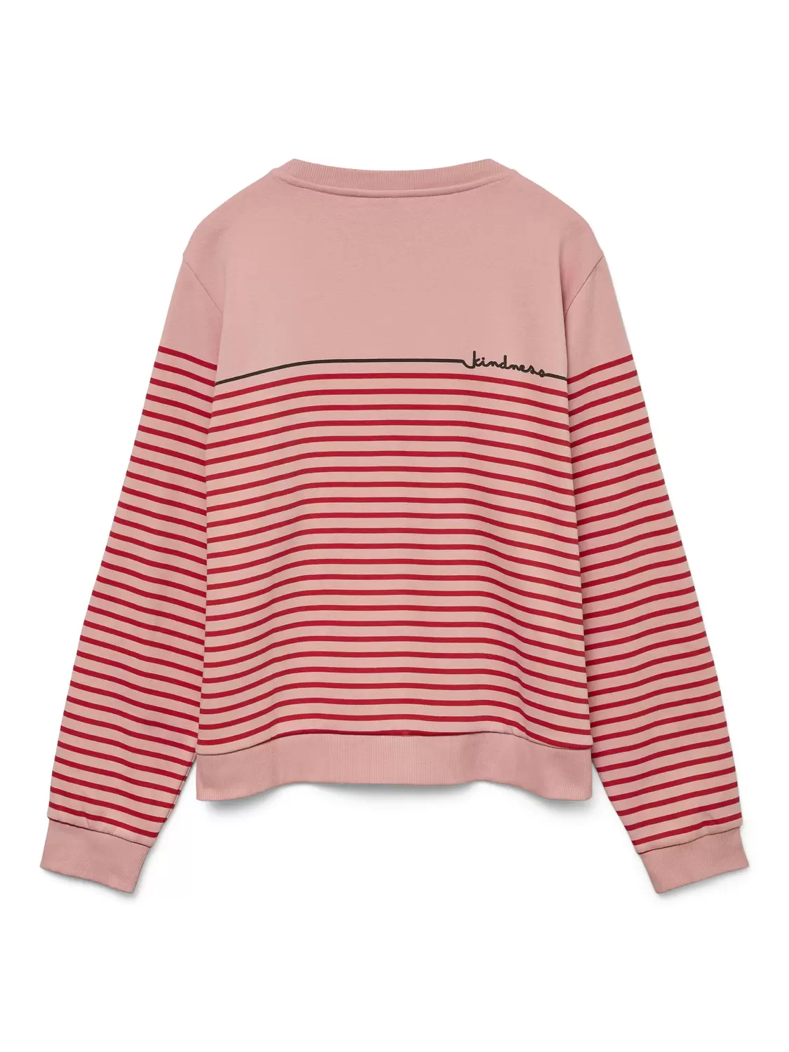 Sudadera de cuello redondo rayas kindness Vero Moda Rose