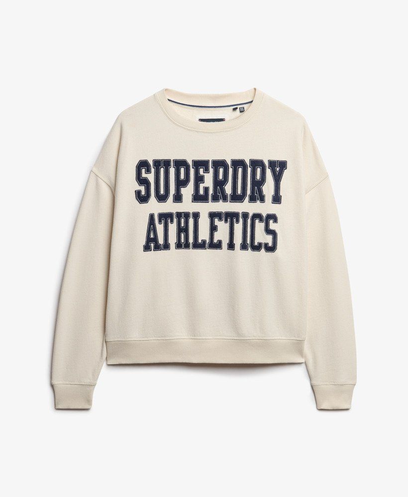 Sudadera de cuello redondo Superdry Athletics Superdry Desert Sage