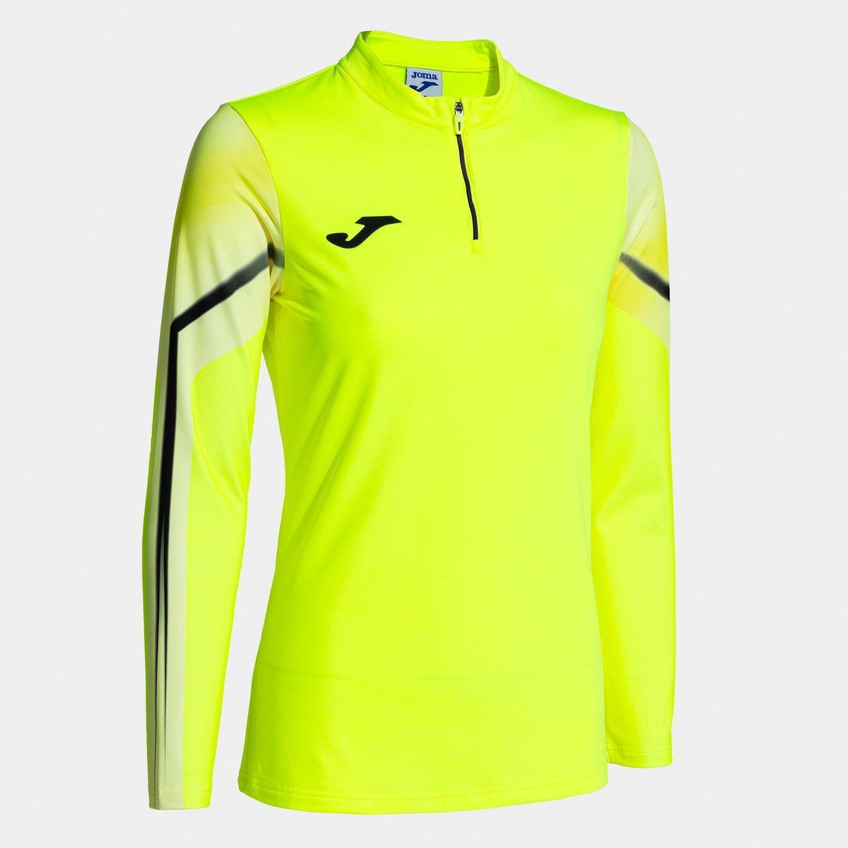 Sudadera Elite Xi Amarillo Fluor Negro