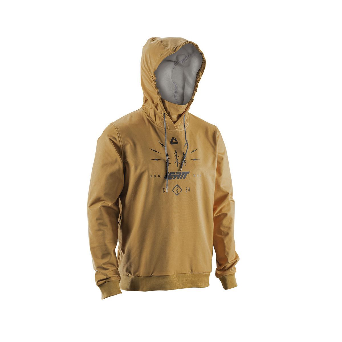 🤎🚵‍♂️ Sudadera Leatt MTB ThermaFlow 3.0 Marrón Brass – Calidez, comodidad y estilo para tus rutas más frías ❄️🔥