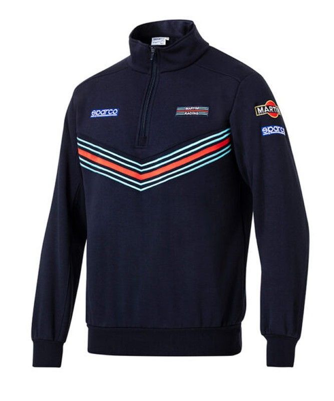SUDADERA MEDIA CREMALLERA SPARCO MARTINI RACING