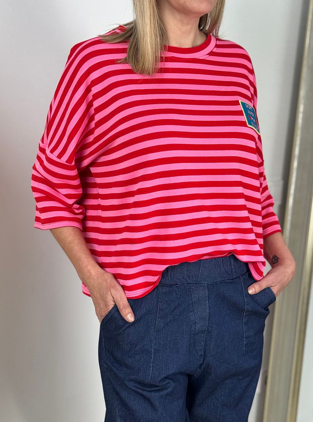 Sudadera More Amor roja-rosa