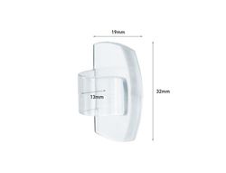 Sujetacables 3m command para cables redondos blister de 4 clips + 5 tiras