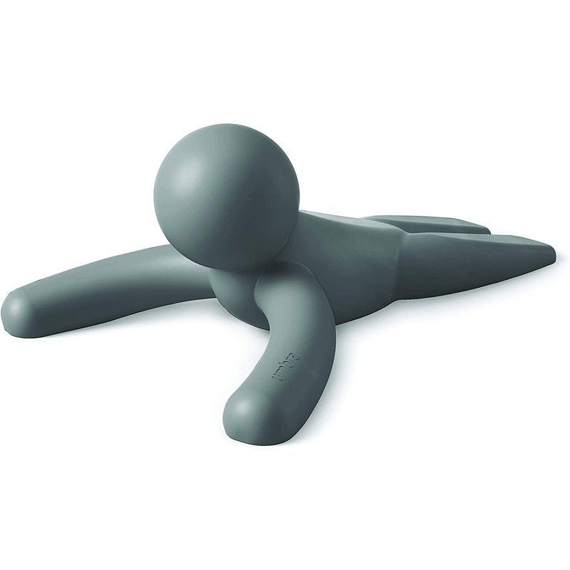 Sujetador de puerta Buddy Gris, 15x11x6 cm