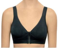 Sujetador Nuha, en algodón con cierre frontal y tirantes alcolchados.