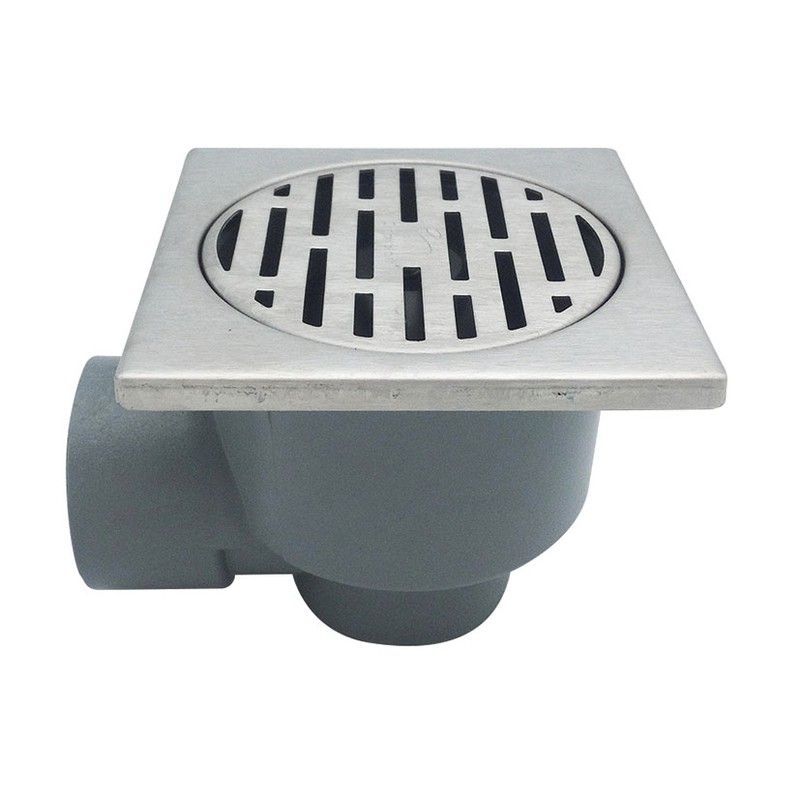 Sumidero sifónico CREARPLAST. Sumidero Sifon Hor/Vert Inox 100*100/50