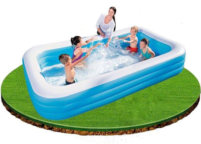 Sun Club Piscina Familiar hinchable rectangular 305 cm x 183 cm x 56 cm
