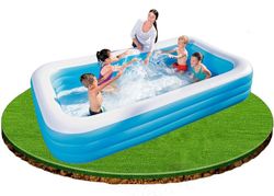 Sun Club Piscina Familiar hinchable rectangular 305 cm x 183 cm x 56 cm