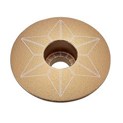 Supacaz star capz gold (anodized)