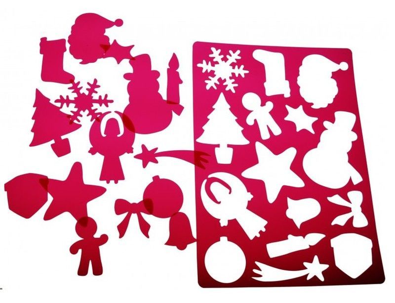 Super Plantilla Educativas: Navidad traslúcidas