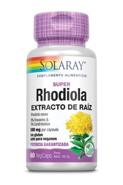 Super Rhodiola 500 mg 60 cápsulas vegetales