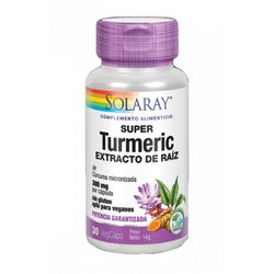 Super Turmeric 30 cápsulas vegetales