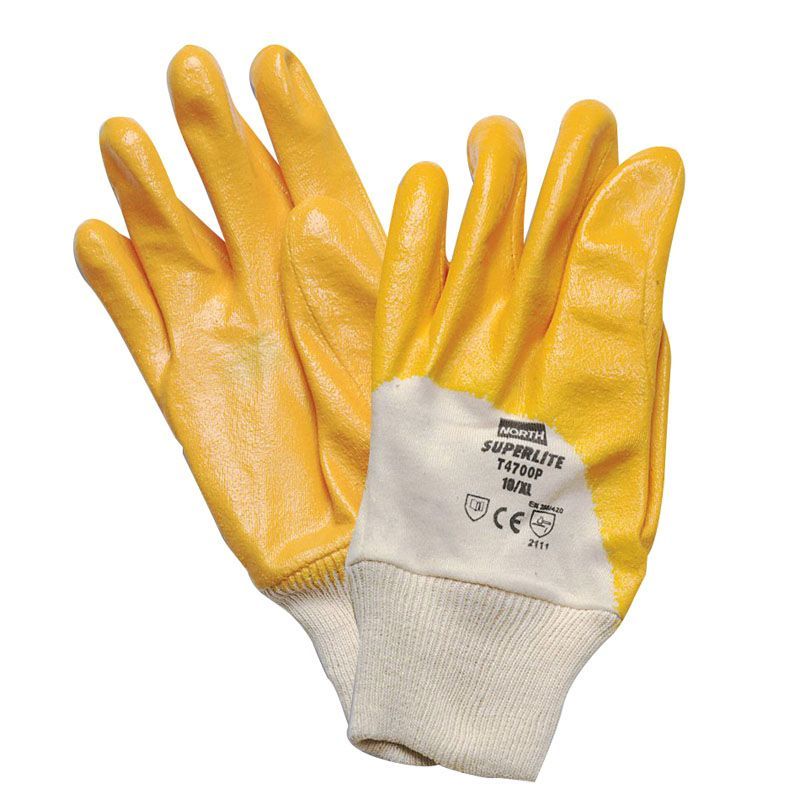 SUPERLITE PLUS, guante sintético nitrilo amarillo OUTLET