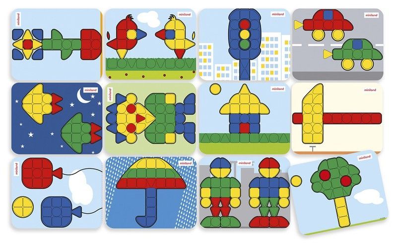 Superpegs  12 modelos - colores primarios