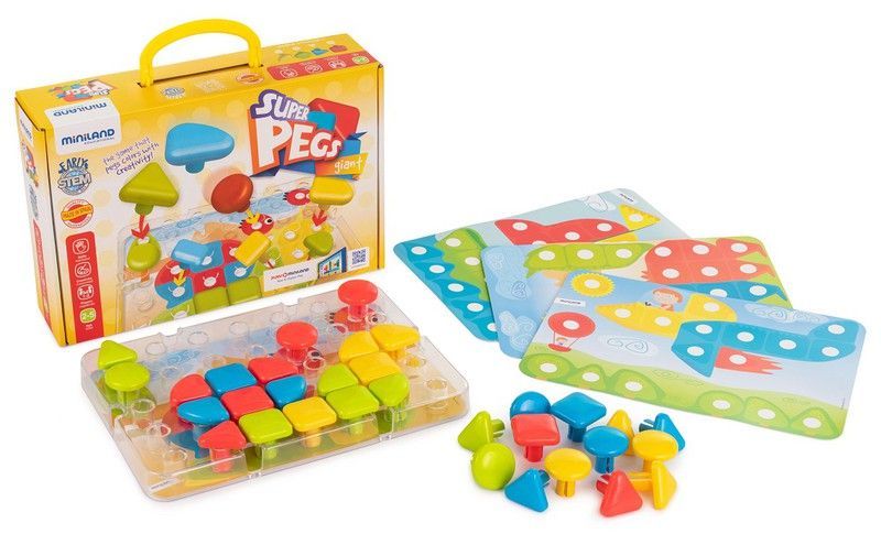 Superpegs 32 piezas - Colores brillantes