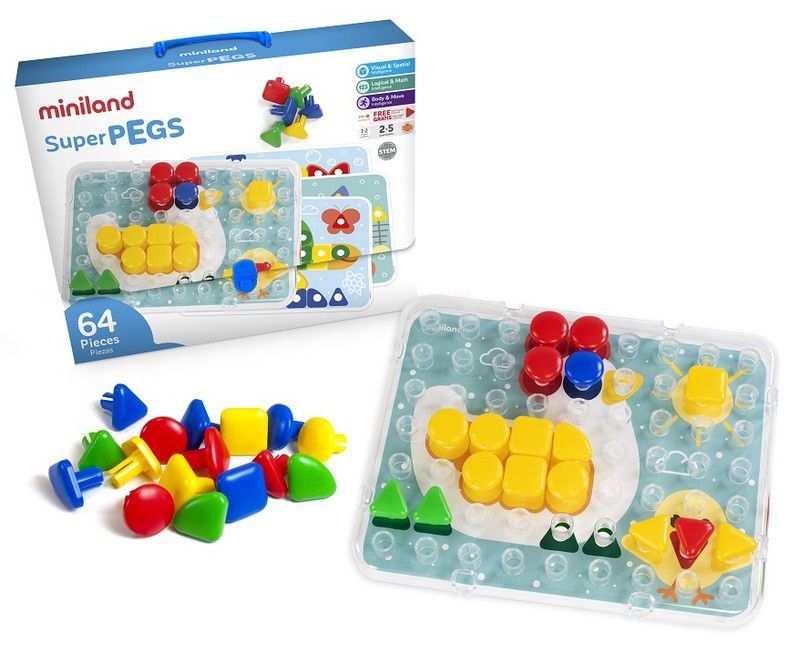 Superpegs - colores primarios