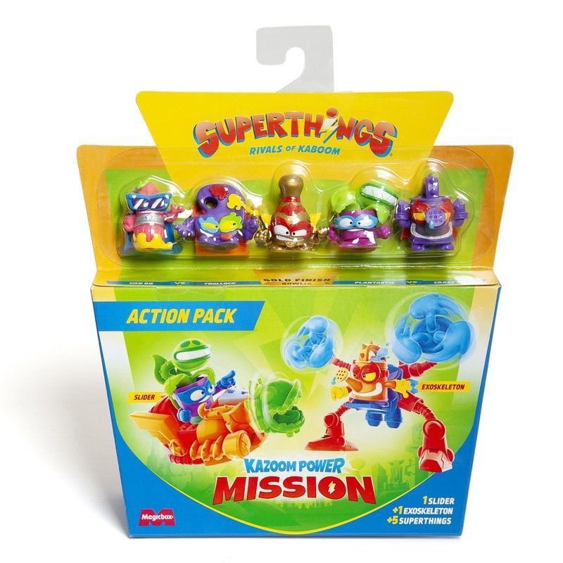 SUPERTHINGS KAZOOM P.MISSION-ACTION PACK 1X12 STDO