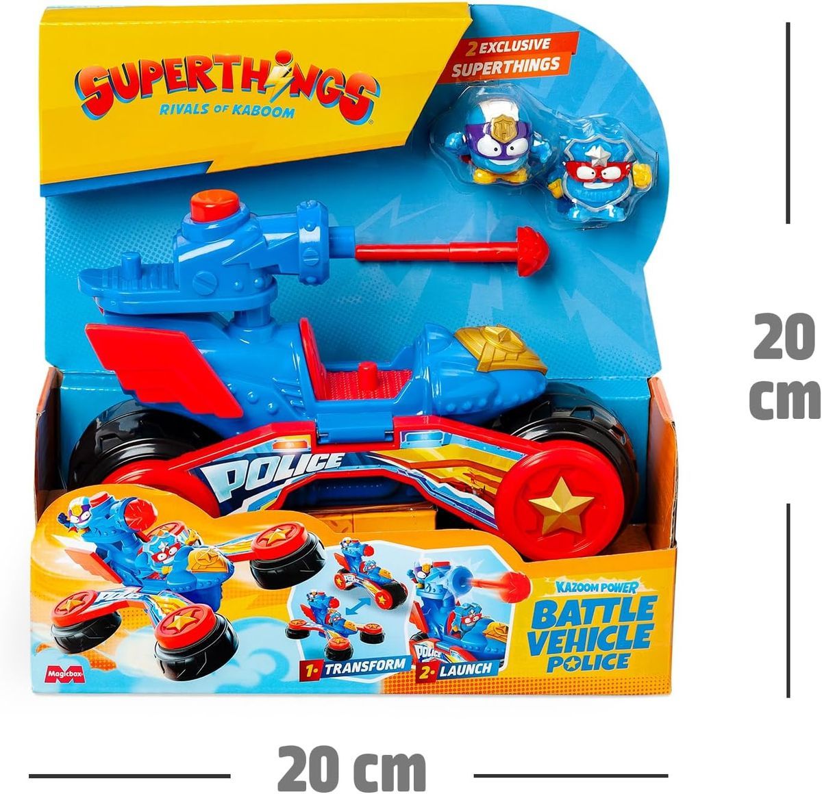 SuperThings Kazoom Power Battle Vehicle Police