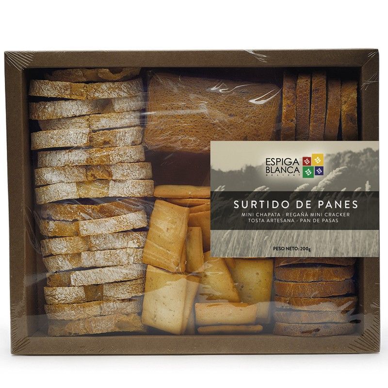 Surtido de panes gourmet 200 grs