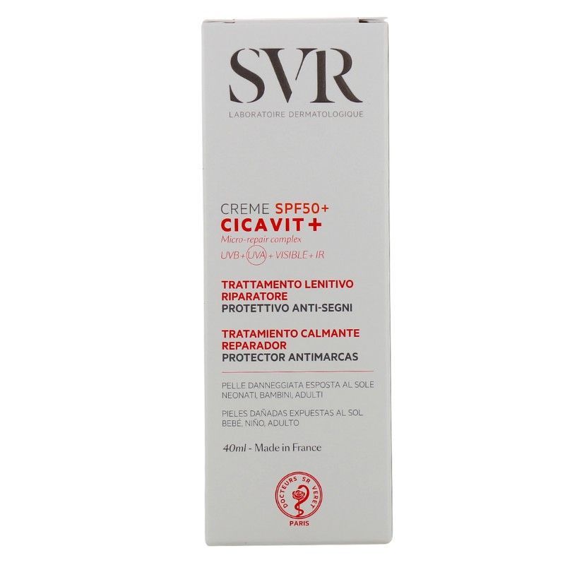 SVR Cicavit+ Crema HPPI 40ml – Reparación para piel irritada y dañada