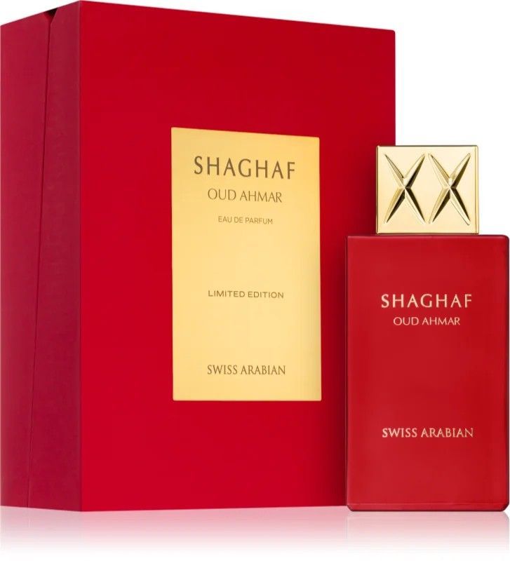 Swiss Aabian Shagaf Oud Ahmar Lattafa Perfume Unisex