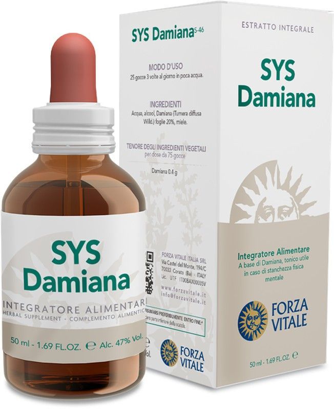Sys Damiana 50ml Forza Vitale