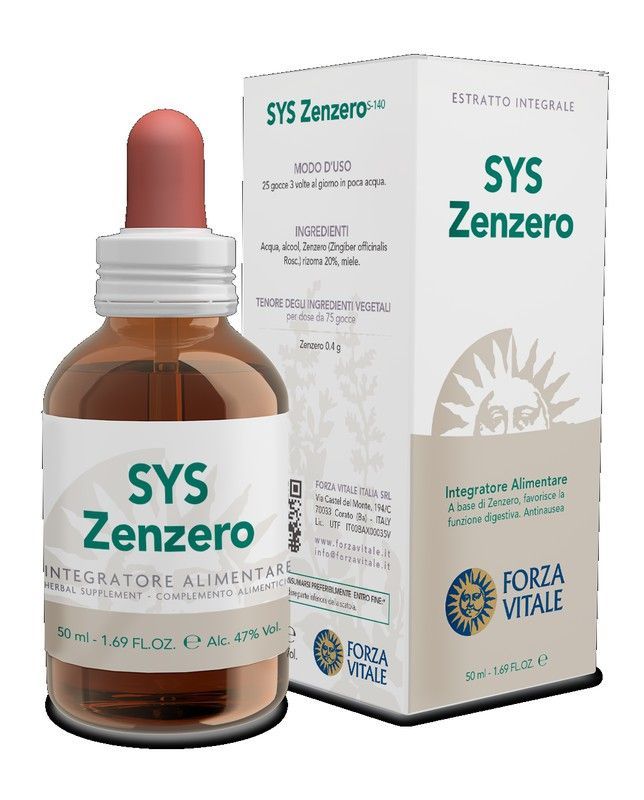SYS Zenzero (Jengibre) 50 Ml
