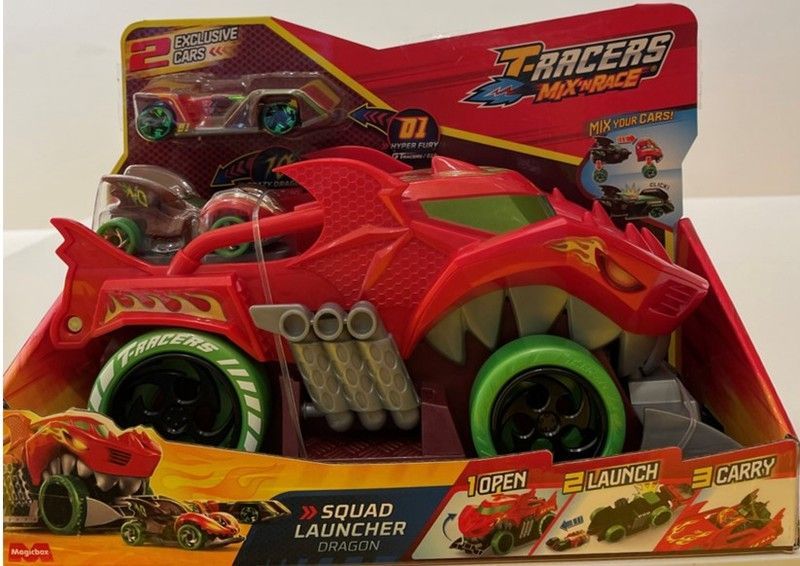 T-RACERS S - PLAYSET 1X4 DRAGON SQUAD LAUNCHER