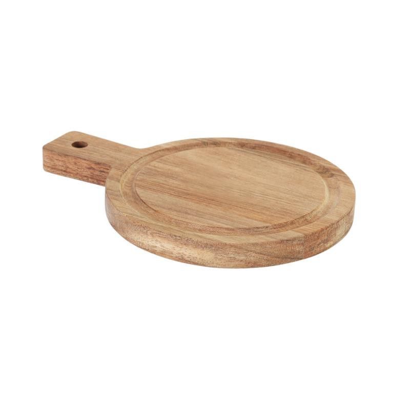 Tabla madera de acacia redonda 14 cm