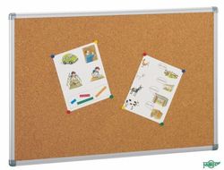 Tablero corcho con marco aluminio faibo 601