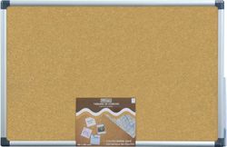 Tablero Corcho MKTape marco de aluminio de 40 x 60 cm