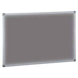 Tablero de anuncios tapizado gris 60x90 cm