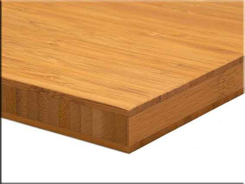 Tablero de bambu tostado alistonado estrecho - VT